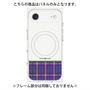 プレミアムパネル with MagSafe［ CASEPLAY Tartan Check - Purple ］