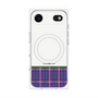 プレミアムパネル with MagSafe［ CASEPLAY Tartan Check - Purple ］