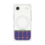 プレミアムパネル with MagSafe［ CASEPLAY Tartan Check - Purple ］