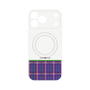 プレミアムパネル with MagSafe［ CASEPLAY Tartan Check - Purple ］