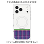プレミアムパネル with MagSafe［ CASEPLAY Tartan Check - Purple ］