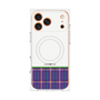 プレミアムパネル with MagSafe［ CASEPLAY Tartan Check - Purple ］