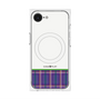 プレミアムパネル with MagSafe［ CASEPLAY Tartan Check - Purple ］