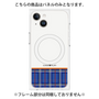 プレミアムパネル with MagSafe［ CASEPLAY Tartan Check - Blue ］