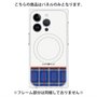 プレミアムパネル with MagSafe［ CASEPLAY Tartan Check - Blue ］