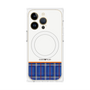 プレミアムパネル with MagSafe［ CASEPLAY Tartan Check - Blue ］