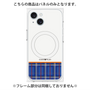 プレミアムパネル with MagSafe［ CASEPLAY Tartan Check - Blue ］
