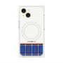 プレミアムパネル with MagSafe［ CASEPLAY Tartan Check - Blue ］