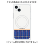 プレミアムパネル with MagSafe［ CASEPLAY Tartan Check - Blue ］