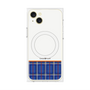 プレミアムパネル with MagSafe［ CASEPLAY Tartan Check - Blue ］