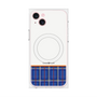 プレミアムパネル with MagSafe［ CASEPLAY Tartan Check - Blue ］