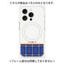 プレミアムパネル with MagSafe［ CASEPLAY Tartan Check - Blue ］