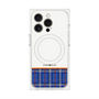 プレミアムパネル with MagSafe［ CASEPLAY Tartan Check - Blue ］