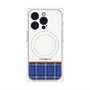 プレミアムパネル with MagSafe［ CASEPLAY Tartan Check - Blue ］