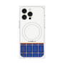 プレミアムパネル with MagSafe［ CASEPLAY Tartan Check - Blue ］