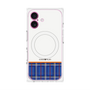プレミアムパネル with MagSafe［ CASEPLAY Tartan Check - Blue ］