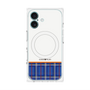 プレミアムパネル with MagSafe［ CASEPLAY Tartan Check - Blue ］