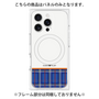 プレミアムパネル with MagSafe［ CASEPLAY Tartan Check - Blue ］