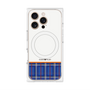 プレミアムパネル with MagSafe［ CASEPLAY Tartan Check - Blue ］
