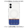 プレミアムパネル with MagSafe［ CASEPLAY Tartan Check - Blue ］
