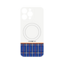 プレミアムパネル with MagSafe［ CASEPLAY Tartan Check - Blue ］