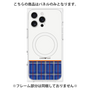 プレミアムパネル with MagSafe［ CASEPLAY Tartan Check - Blue ］
