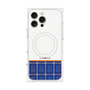 プレミアムパネル with MagSafe［ CASEPLAY Tartan Check - Blue ］