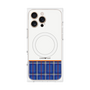 プレミアムパネル with MagSafe［ CASEPLAY Tartan Check - Blue ］