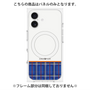 プレミアムパネル with MagSafe［ CASEPLAY Tartan Check - Blue ］