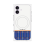プレミアムパネル with MagSafe［ CASEPLAY Tartan Check - Blue ］
