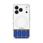 プレミアムパネル with MagSafe［ CASEPLAY Tartan Check - Blue ］
