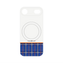 プレミアムパネル with MagSafe［ CASEPLAY Tartan Check - Blue ］