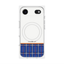 プレミアムパネル with MagSafe［ CASEPLAY Tartan Check - Blue ］