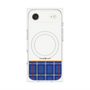 プレミアムパネル with MagSafe［ CASEPLAY Tartan Check - Blue ］