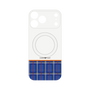 プレミアムパネル with MagSafe［ CASEPLAY Tartan Check - Blue ］