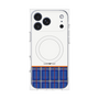 プレミアムパネル with MagSafe［ CASEPLAY Tartan Check - Blue ］
