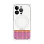 プレミアムパネル with MagSafe［ CASEPLAY Tartan Check - Pink ］