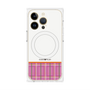 プレミアムパネル with MagSafe［ CASEPLAY Tartan Check - Pink ］