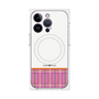 プレミアムパネル with MagSafe［ CASEPLAY Tartan Check - Pink ］
