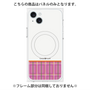 プレミアムパネル with MagSafe［ CASEPLAY Tartan Check - Pink ］