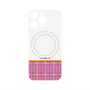 プレミアムパネル with MagSafe［ CASEPLAY Tartan Check - Pink ］