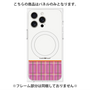 プレミアムパネル with MagSafe［ CASEPLAY Tartan Check - Pink ］