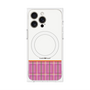 プレミアムパネル with MagSafe［ CASEPLAY Tartan Check - Pink ］