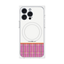 プレミアムパネル with MagSafe［ CASEPLAY Tartan Check - Pink ］