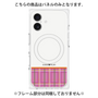 プレミアムパネル with MagSafe［ CASEPLAY Tartan Check - Pink ］