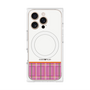 プレミアムパネル with MagSafe［ CASEPLAY Tartan Check - Pink ］