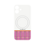 プレミアムパネル with MagSafe［ CASEPLAY Tartan Check - Pink ］
