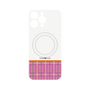 プレミアムパネル with MagSafe［ CASEPLAY Tartan Check - Pink ］