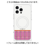 プレミアムパネル with MagSafe［ CASEPLAY Tartan Check - Pink ］