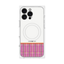 プレミアムパネル with MagSafe［ CASEPLAY Tartan Check - Pink ］